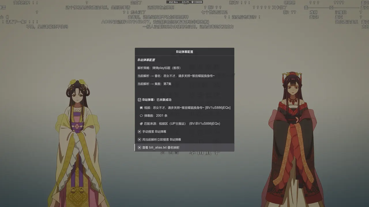 B 站弹幕与播放增强